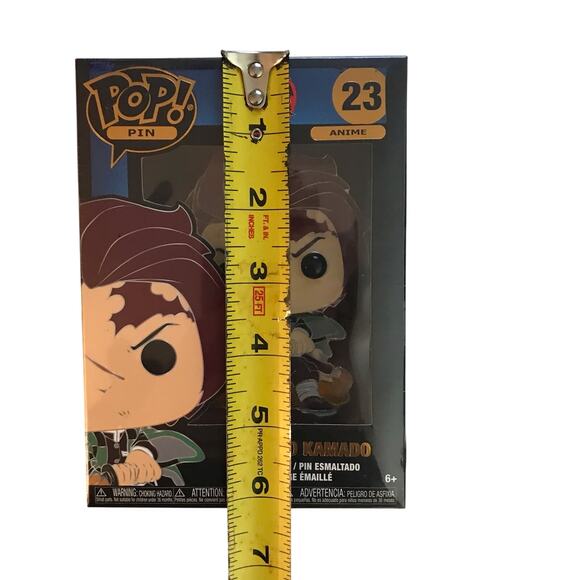 Funko POP New In Box 23 Demon Slayer Anime Tanjiro Kamado Enamel Pin - Picture 5 of 8